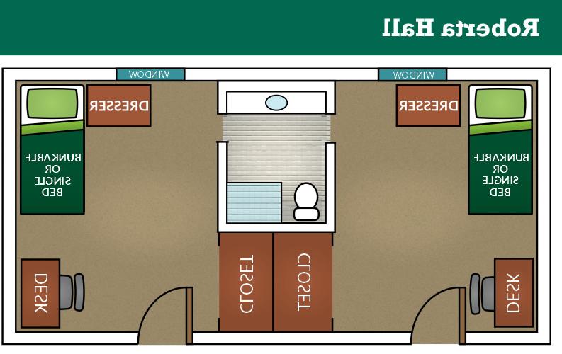 罗伯塔大厅 floor plan