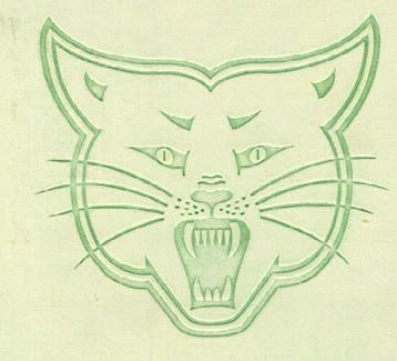 A fierce-looking, tiger-like Bobby was sported on 1959 basketball jerseys and football jackets.