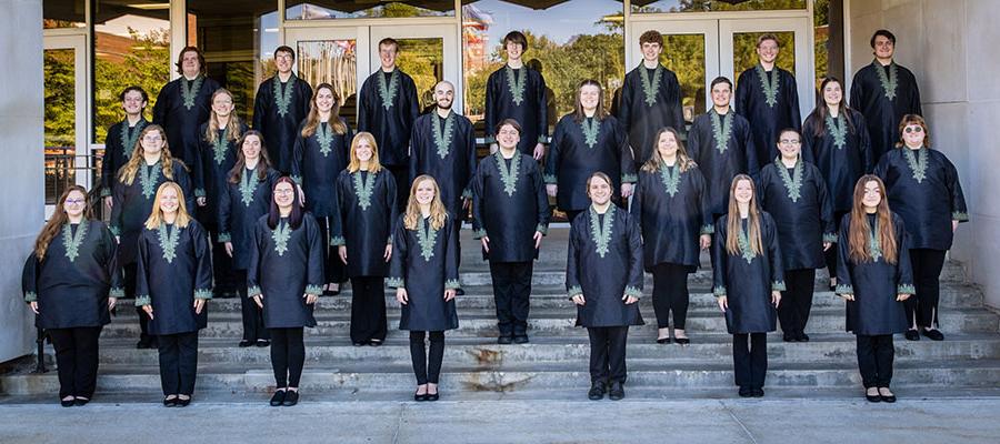 The Tower Choir (Photo by Todd Weddle/Northwest Missouri State University)